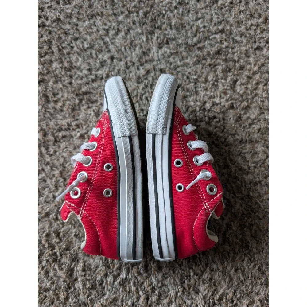 Converse CTAS Street Slip-On Youth Size 11 A01700F Red